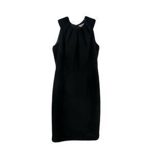 ZOEY Dress Black Sheath Knee Length Sleeveless Size 4 Classic Cocktail Career